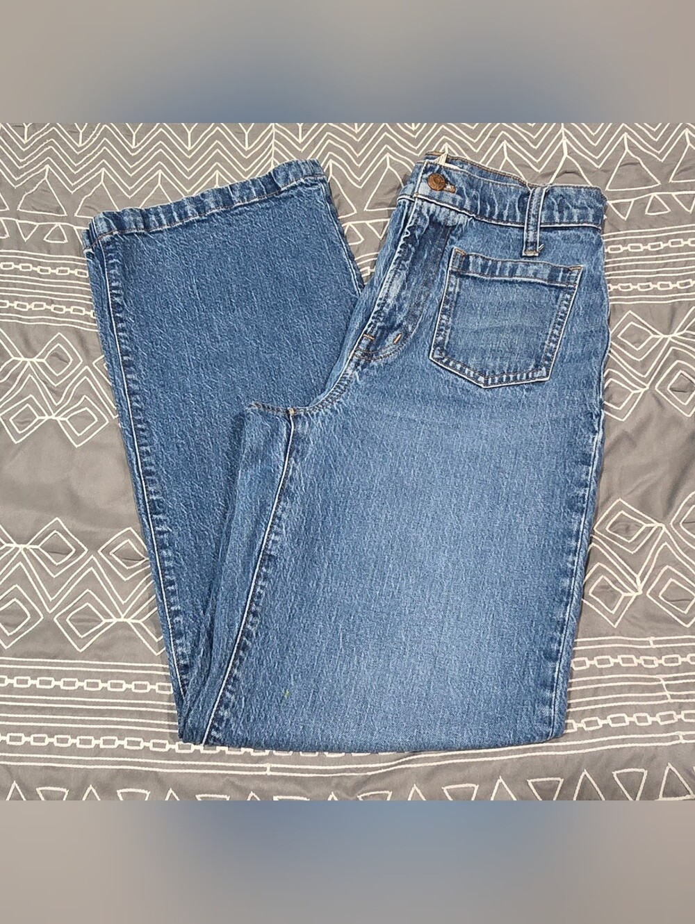 Madewell The Perfect Vintage Wide Leg High Waisted Jean Size 25